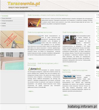 TARASY DREWNIANE - TARASY KOMPOZYTOWE