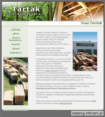 Drewno komonkowe w tartaku