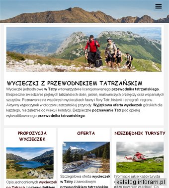 Wycieczki z przewodnikiem tatrzańskim