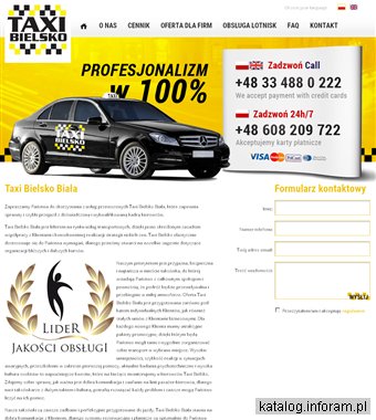 Taxi Bielsko Biała - transport osobowy