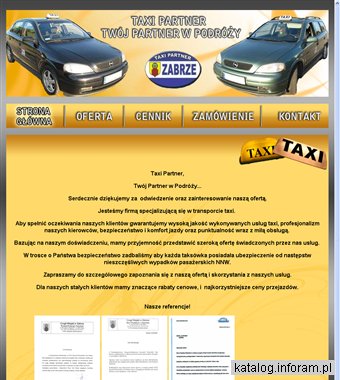 Taxi partner transfery lotniskowe Katowice, Pyrzowice, Kraków, Balice