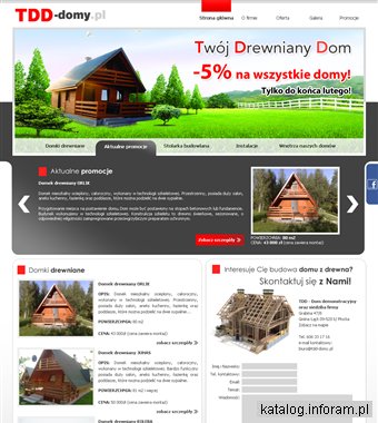 TDD - całoroczne domki drewniane, domy góralskie i szkieletowe