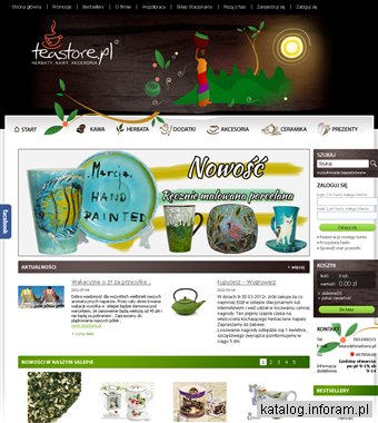 www.teastore.pl herbata, kosze prezentowe