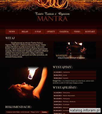 Teatr Tańca z Ogniem "Mantra" - Taniec z ogniem, fireshow.
