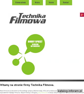 TECHNIKA FILMOWA kran kamerowy producent