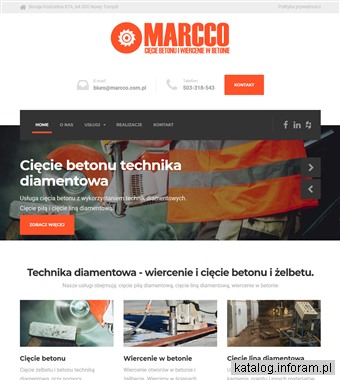 Diamentowe cięcie betonu