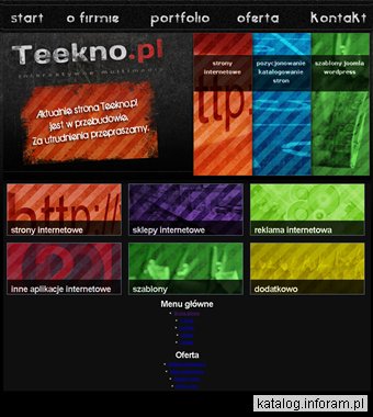 Teekno.pl - strony internetowe Opole, szablony joomla, reklama internetowa
