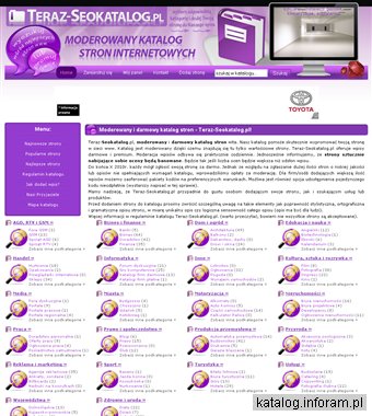 Darmowy katalog stron - Teraz-Seokatalog.pl