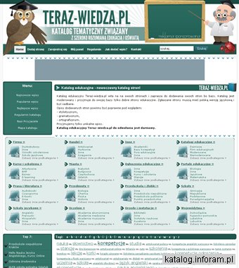 Katalog edukacyjny Teraz-Wiedza.pl