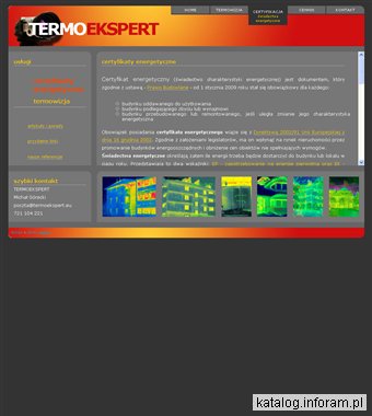 Termowizja, świadectwa energetyczne Poznań, Leszno TERMOEKSPERT