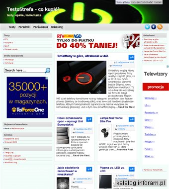 TestoStrefa - testy, opinie, porównania