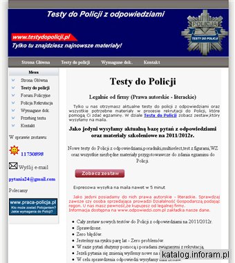 Testy do Policji