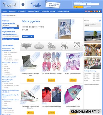 Hurtownia ubranek dla dzieci Disney