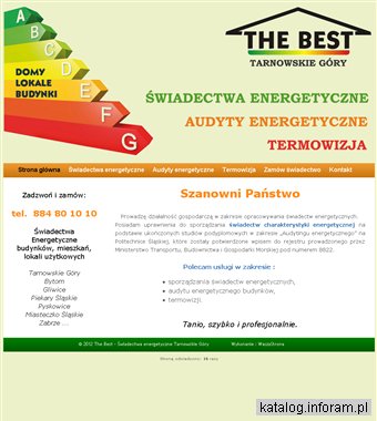 Świadectwa energetyczne Tarnowskie Góry