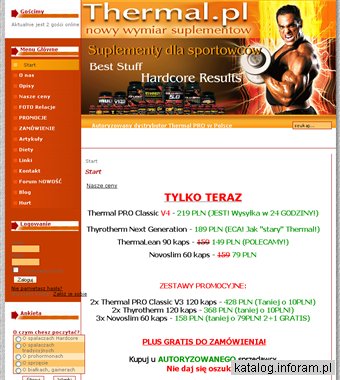 Thermal PRO - termogeniki spalacze tłuszczu