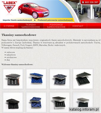 Tkaniny samochodowe