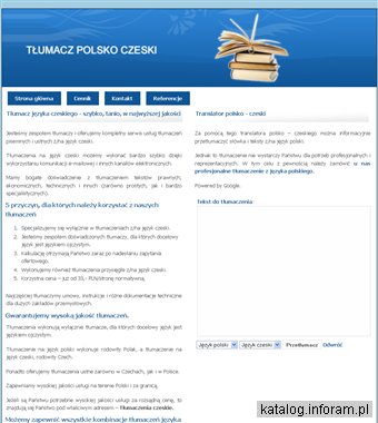 Tłumaczenia polsko-czeskie