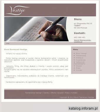 Biuro Tłumaczeń Vestigo w Poznaniu
