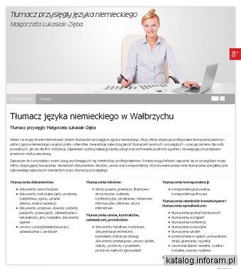 MAŁGORZATA ŁUKASIAK-ZIĘBA tłumaczenie przysięgłe niemieckiego Świebodzice