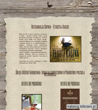 Restauracja w Gdyni Tłusta Kaczka - Kuchnia Polska