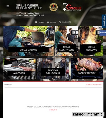 TOP GRILLE grill ogrodowy z wędzarnią Warszawa