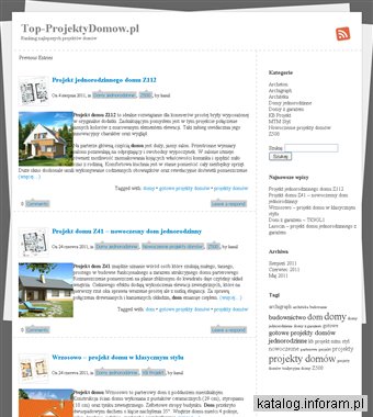 Top-ProjektyDomow.pl - Domy z wejściem od południa