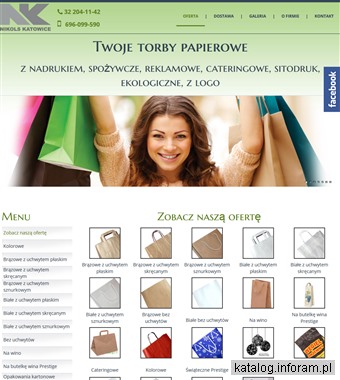 INWIT - torby papierowe z nadrukiem