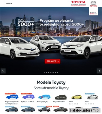 Toyota Centrum Wrocław Akcesoria Toyota Wrocław
