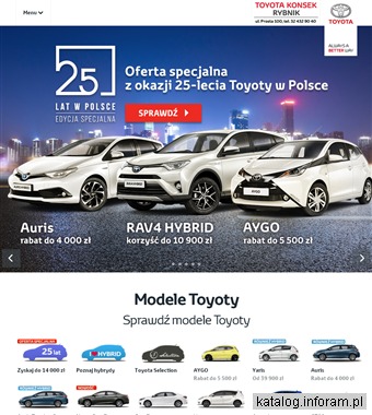 KONSEK autoryzowany serwis toyoty Żory