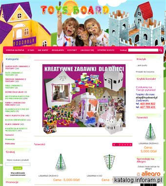 Małe i duże zabawki z tektury dla dzieci, mebelki z tektury,