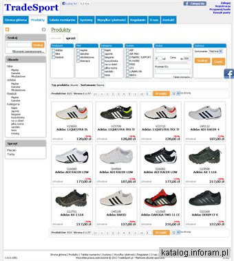 Obuwie sportowe, buty Adidas - TradeSport