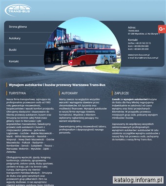 TRANS-BUS autokary wynajem Warszawa