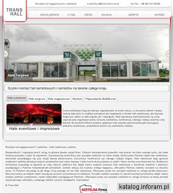 Hale namiotowe, wynajem namiotów