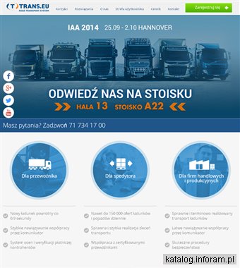 Gieła transportowa w Systemie Trans.eu