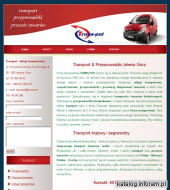 Transpol - przeprowadzki, transport