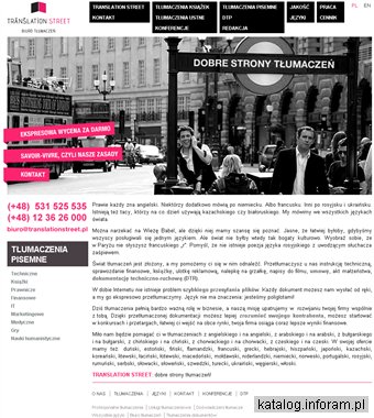 Biuro tłumaczeń w Warszawie - Translation Street