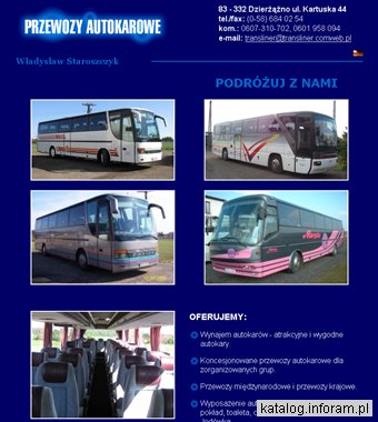 Autokary, przewozy autokarowe pomorskie