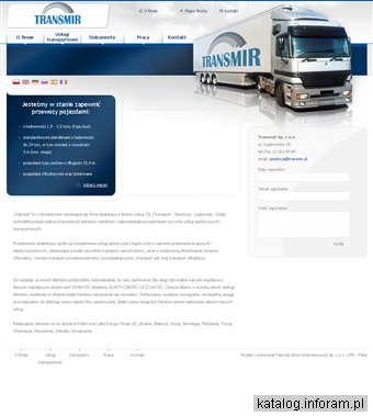 Firma transportowa, usługi spedycyjne