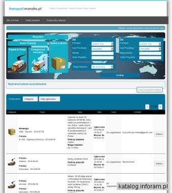 Darmowa Giełda wolnych ładunków