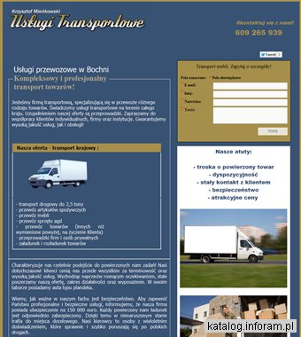 Mieńkowski Transport paletowy Warszawa