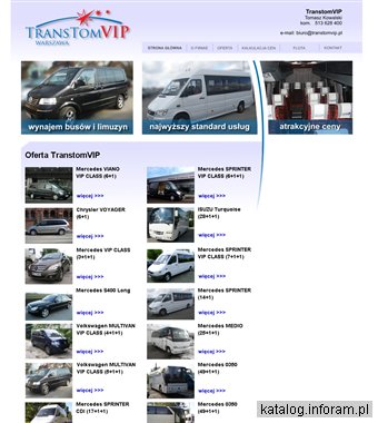 Transtom VIP - przewóz osób, wynajem busów Warszawa