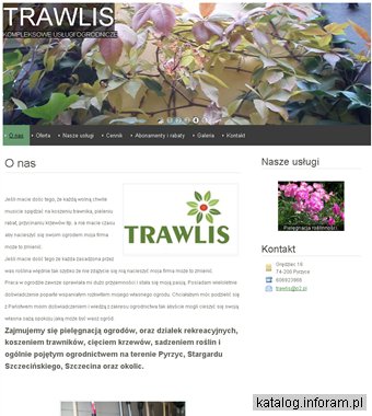 Usługi ogrodnicze Trawlis Marzanna Lisowska
