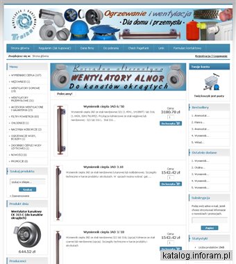 Trelka - wentylacja i ogrzewanie, e-sklep dystrybutora i producenta