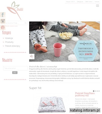 Pościel dla dzieci i niemowląt - sklep Trilli