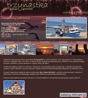 Pokoje gościnne w Ustroniu Morskim - Trzynastka