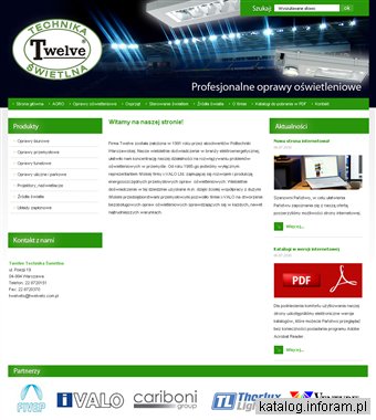 TWELVE Warszawa oprawy przemysłowe