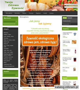 Sklep z ekologiczną żywnością