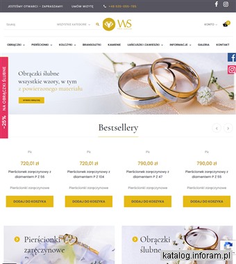 Obrączki złote tanie - twojjubiler.com.pl