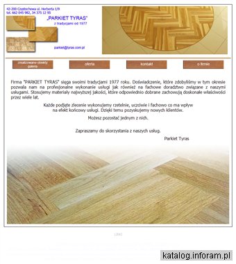 Parkiet Tyras - układanie i cyklinowanie