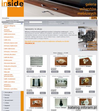 Uchwyty meblowe - Inside